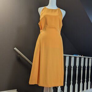 Like new! Ann Taylor Apricot Halter Flare Sundress. Women's Size 10.